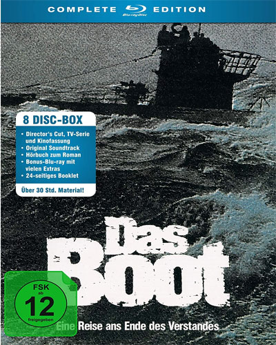 Boot, Das - Complete Edition (BR) 8Disc Das Original, Digi Pack Schuber