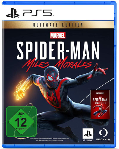 Spiderman Miles Morales  PS-5 Ultimate inkl. Spiderman Remastered
