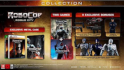 RoboCop: Rogue City 1+2   Collection  XBSX  Metalcase LIMITIERT