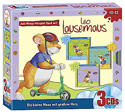 Leo Lausemaus - 3er CD-Box. Tl.10-12, 1 Audio-CD