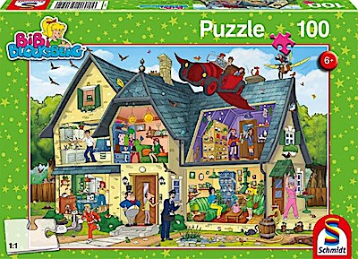 Bibi Blocksberg, Bei Blocksbergs ist was los! Puzzle100 Teile