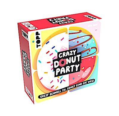 Crazy Donut Party. Greif schnell zu, sonst sind sie weg!