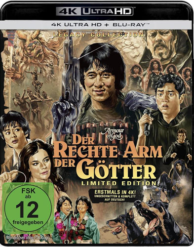 Armour of God - Der rechte Arm der Götter - Legacy Collection, 1 4K UHD-Blu-ray + 1 Blu-ray (Limited Edition)