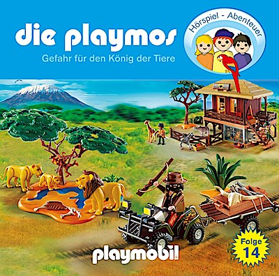 Die Playmos - Gefahr für den König der Tiere, 1 Audio-CD