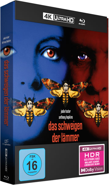 Das Schweigen der Lämmer, 1 4K UHD-Blu-ray + 1 Blu-ray (2-Disc Limited Collector’s Edition Mediabook)