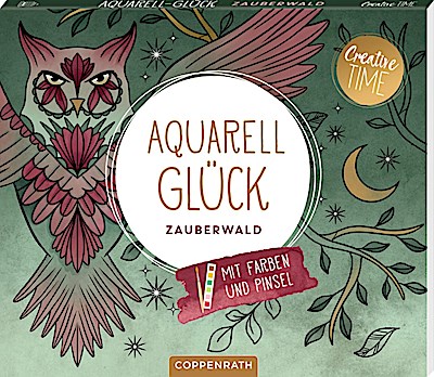 Aquarell-Glück Zauberwald