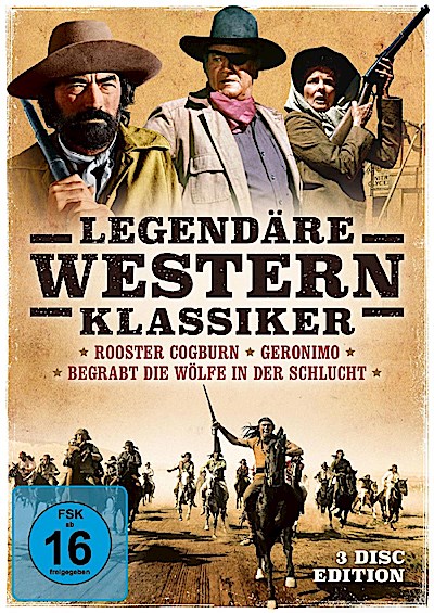 Legendäre Western-Klassiker, 3 DVD