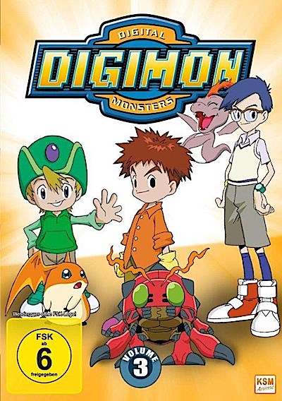 Digimon Adventure, 3 DVDs