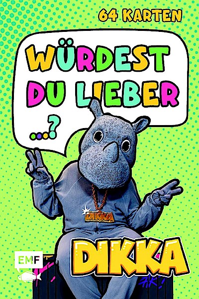 Kartenspiel: Würdest du lieber...? Nashornstarke Fragen für Kids mit DIKKA