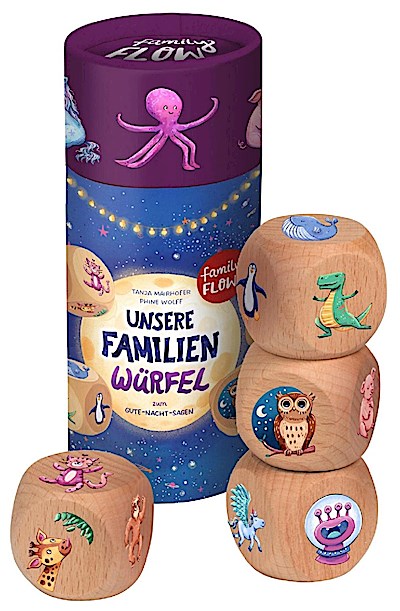 FamilyFlow. Unsere Familien-Würfel zum Gute-Nacht-Sagen