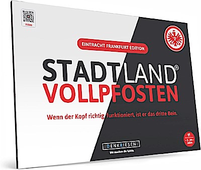 DENKRIESEN - STADT LAND VOLLPFOSTEN® - Eintracht Frankfurt EDITION - "Wenn der Kopf richtig funktioniert, ist er das dritte Bein." - A4