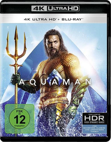 Aquaman (UHD+BR)  2Disc Min: 143/DD5.1/WS  4K Ultra, DC-Universe