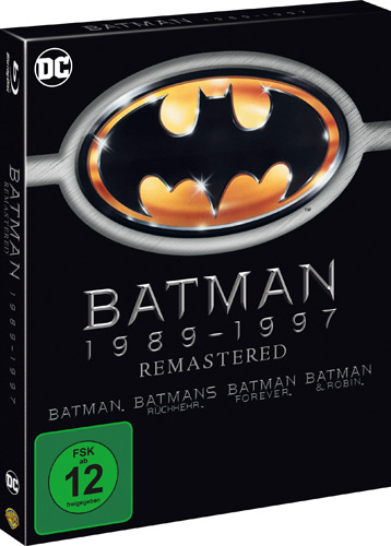 Batman 1-4, 4 Blu-ray (remastered)