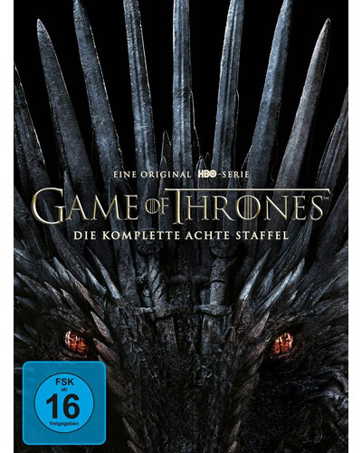 Game of Thrones - kompl. Staffel 8 (DVD) Repack FINALE Staffel, 4Disc, *Replenishment