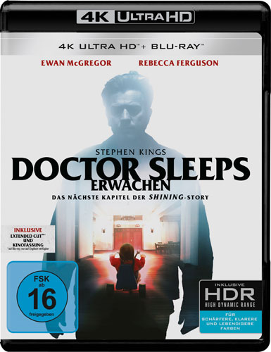 Stephen King: Doctor Sleeps Erwach.(UHD) Nächste Kapitel d.Shining Story 2Disc 4K