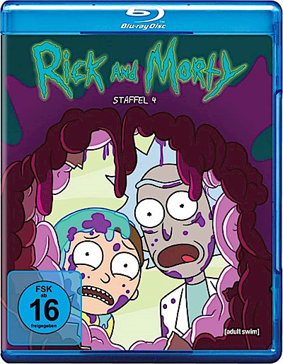 Rick & Morty. Staffel.4, 1 Blu-ray