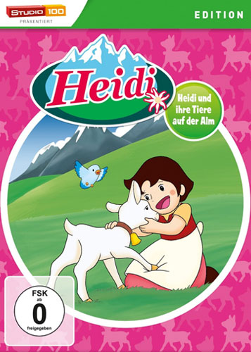 Heidi und ihre Tiere auf der Alm