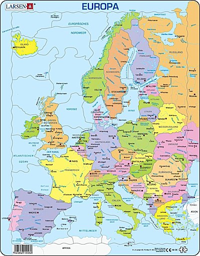 Europa (politisch) (Kinderpuzzle)
