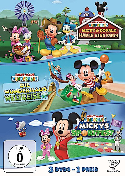 Micky Maus Wunderhaus - Mickys Sportfest & Die Wunderhaus-Weltreise & Micky und Donald haben eine Farm