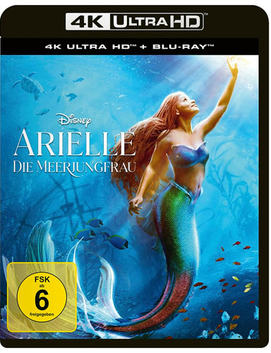 Arielle, die Meerjungfrau (Live Action) 4K, 1 UHD-Blu-ray + 1 Blu-ray