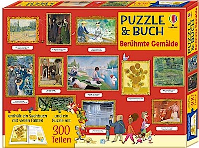 Puzzle & Buch: Berühmte Gemälde