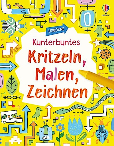 Kunterbuntes Kritzeln, Malen, Zeichnen