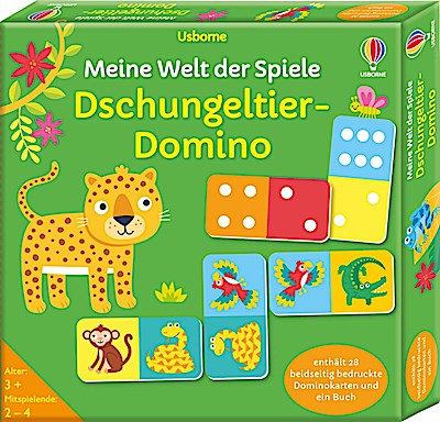 Meine Welt der Spiele: Dschungeltier-Domino