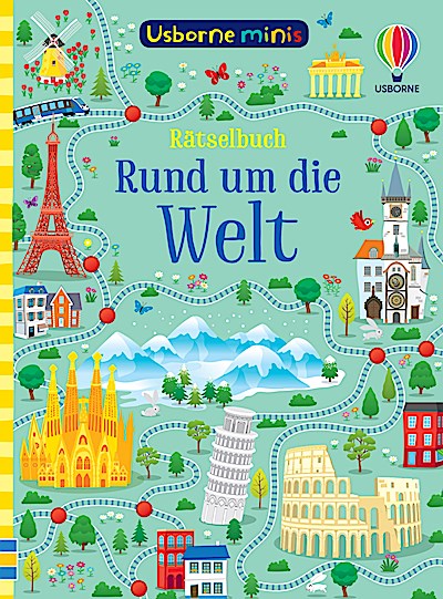Usborne Minis: Rätselbuch - Rund um die Welt