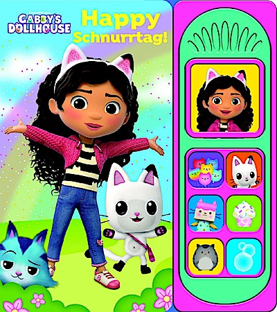 Gabby’s Dollhouse - Happy Schnurrtag! - Soundbuch - Pappbilderbuch mit 7 Geräuschen