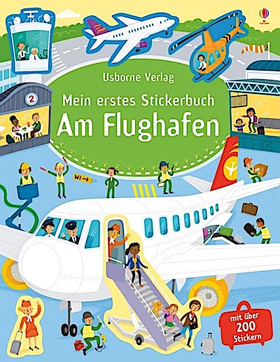 Mein erstes Stickerbuch: Am Flughafen