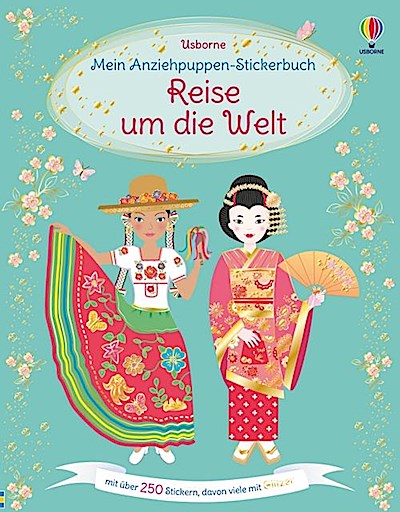 Mein Anziehpuppen-Stickerbuch: Reise um die Welt