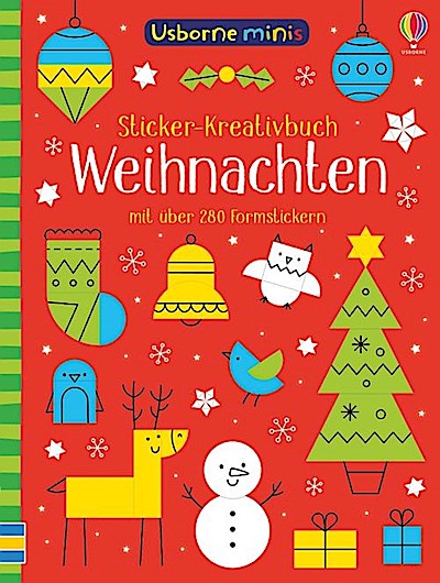 Usborne Minis - Sticker-Kreativbuch: Weihnachten