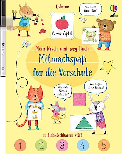 Mein Wisch-und-weg-Buch: Mitmachspaß für die Vorschule