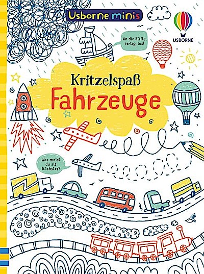 Usborne Minis: Kritzelspaß Fahrzeuge