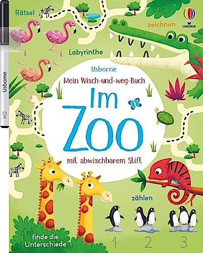 Mein Wisch-und-weg-Buch: Im Zoo