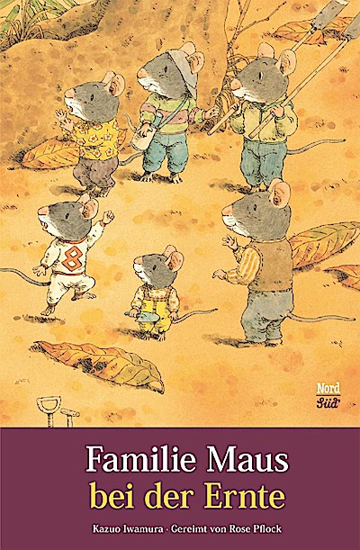 Familie Maus bei der Ernte