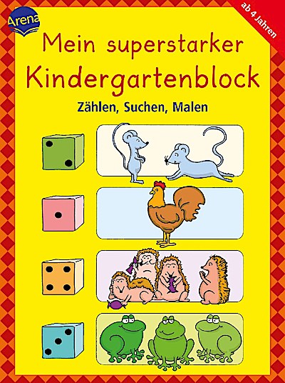 Mein superstarker Kindergartenblock. Zählen, Suchen, Malen