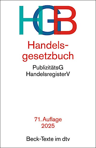 Handelsgesetzbuch. HGB