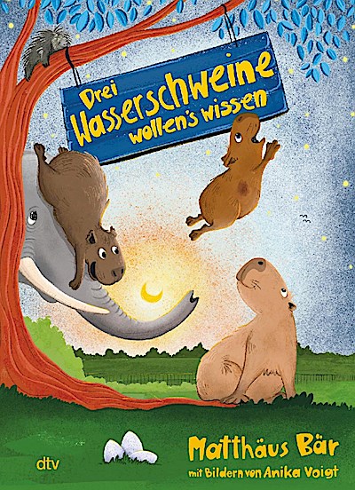 Drei Wasserschweine wollen’s wissen