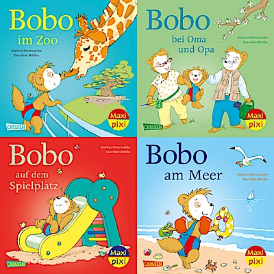 Maxi-Pixi-4er-Set 86: Bobo Siebenschläfer (4x1 Exemplar)