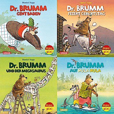 Maxi-Pixi-4er-Set 91: Neues von Dr. Brumm (4x1 Exemplar)