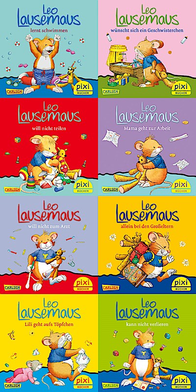Pixi-8er-Set 219: Leo Lausemaus (8x1 Exemplar)