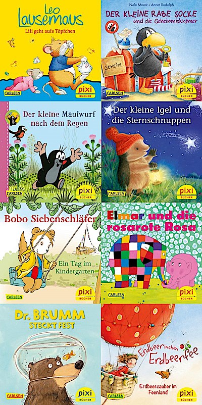 Pixi-8er-Set 254: Die beliebtesten Bilderbuch-Helden bei Pixi (8x1 Exemplar)