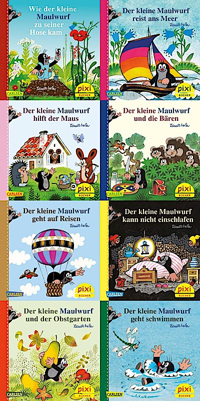 Pixi-8er-Set 256: Der kleine Maulwurf (8x1 Exemplar)