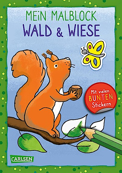 Mein Malblock: Wald und Wiese