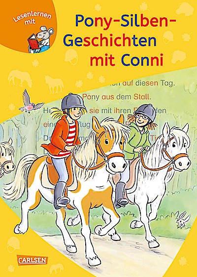 LESEMAUS zum Lesenlernen Sammelbände: Pony-Silben-Geschichten mit Conni
