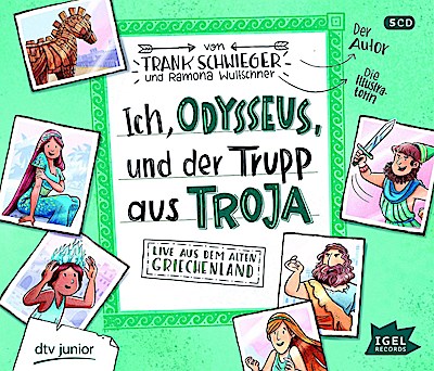 Ich, Odysseus, und die Bande aus Troja, 6 Audio-CD