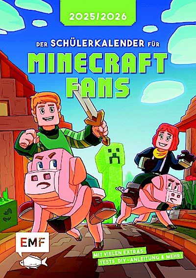 Der Schülerkalender für Minecraft-Fans 2025/2026