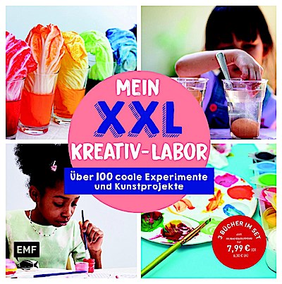 Mein buntes XXL-Kreativ-Labor - Zwei Bücher im Bundle: Über 100 coole Experimente und Kunstprojekte