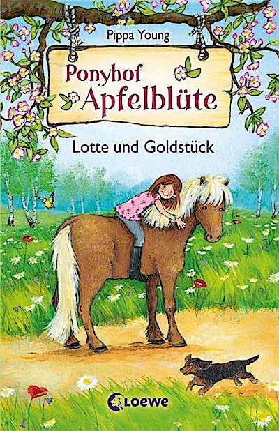 Ponyhof Apfelblüte 03. Lotte und Goldstück